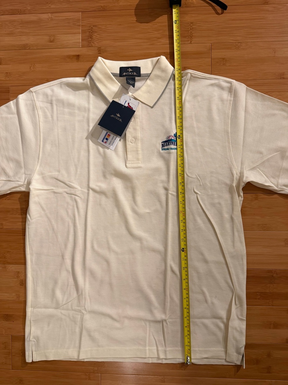 Seattle Mariners Antigua Spring Training Polo – MLB Authentic Collection – NWT - Picture 8 of 9